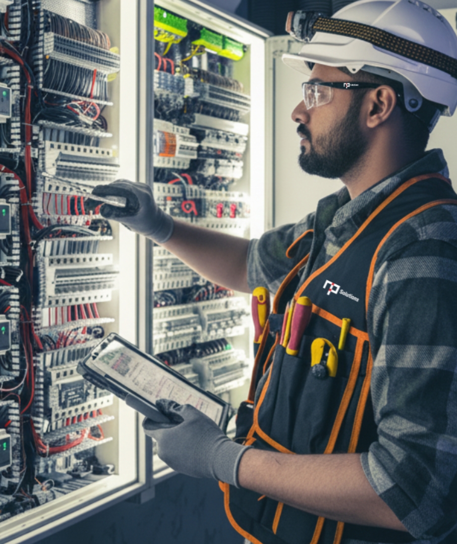 Team members brainstorming ideas together